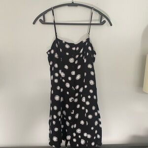 Forever 21 Black and White Floral Mini Dress